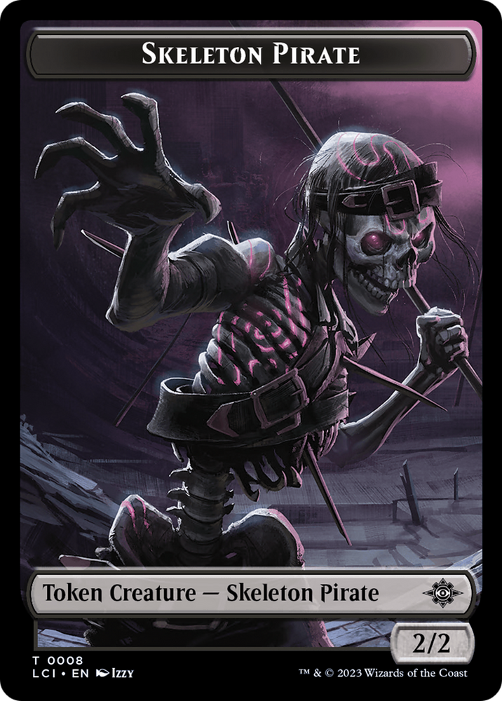 Map // Skeleton Pirate Double-Sided Token [The Lost Caverns of Ixalan Commander Tokens] 