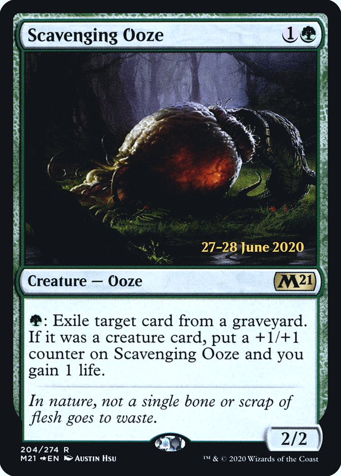 Scavenging Ooze [Core Set 2021 Prerelease Promos] 