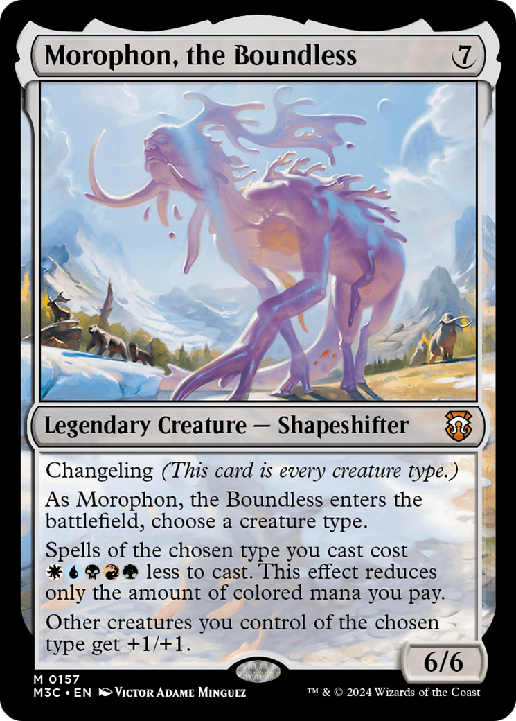 Morophon, the Boundless (Ripple Foil) [Modern Horizons 3 Commander] 