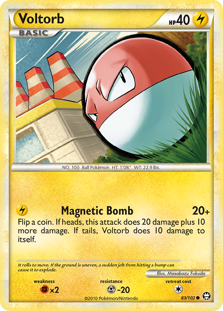Voltorb (83/102) [HeartGold &amp; SoulSilver: Triumphant] 