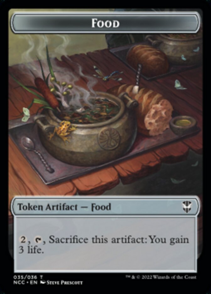 Food // Citizen Double-Sided Token [Streets of New Capenna Commander Tokens] 