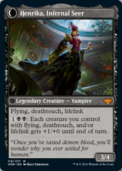 Henrika Domnathi // Henrika, Infernal Seer [Innistrad: Crimson Vow] 