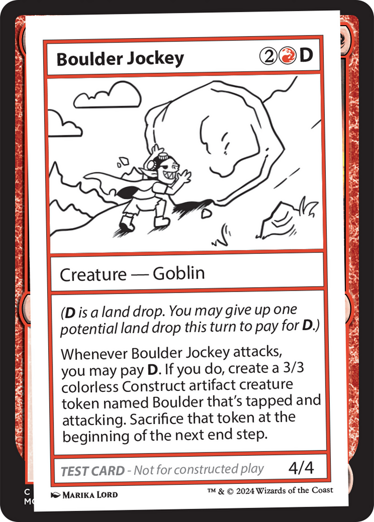 Boulder Jockey [Mystery Booster 2 Playtest Cards]