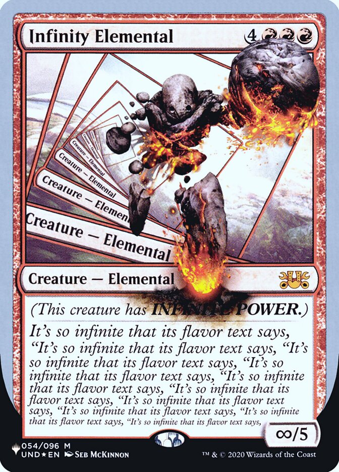 Infinity Elemental (Unfinity Foil Edition) [The List] 