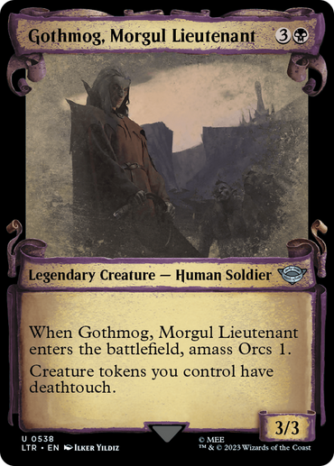 Gothmog, Morgul Lieutenant [The Lord of the Rings: Tales of Middle-Earth Showcase Scrolls] 