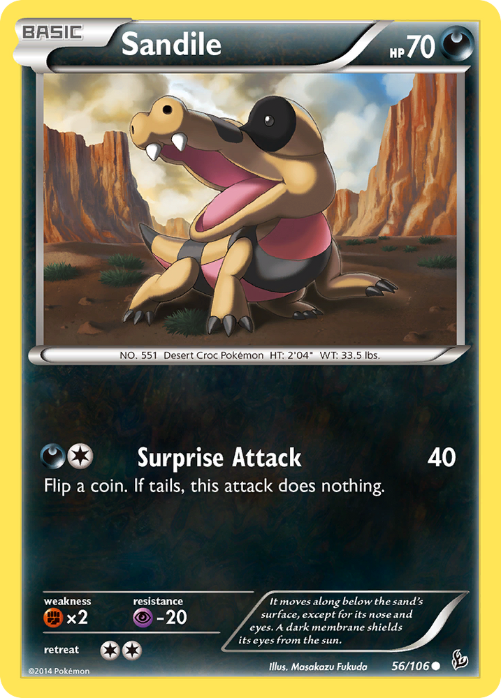 Sandile (56/106) [XY: Flashfire] 