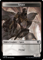 Spirit // Eldrazi Scion Double-Sided Token [Commander Masters Tokens] 