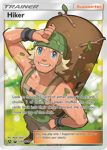 Hiker (SV85/SV94) [Sun & Moon: Hidden Fates - Shiny Vault]