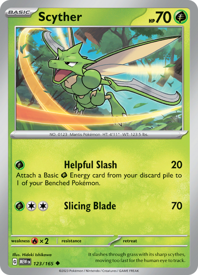 Scyther (123/165) [Scarlet &amp; Violet: 151] 