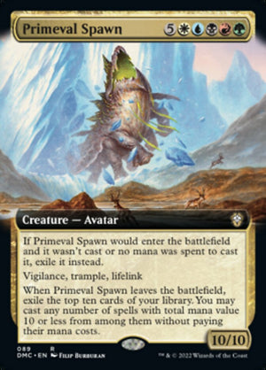Primeval Spawn (Extended Art) [Dominaria United Commander] 