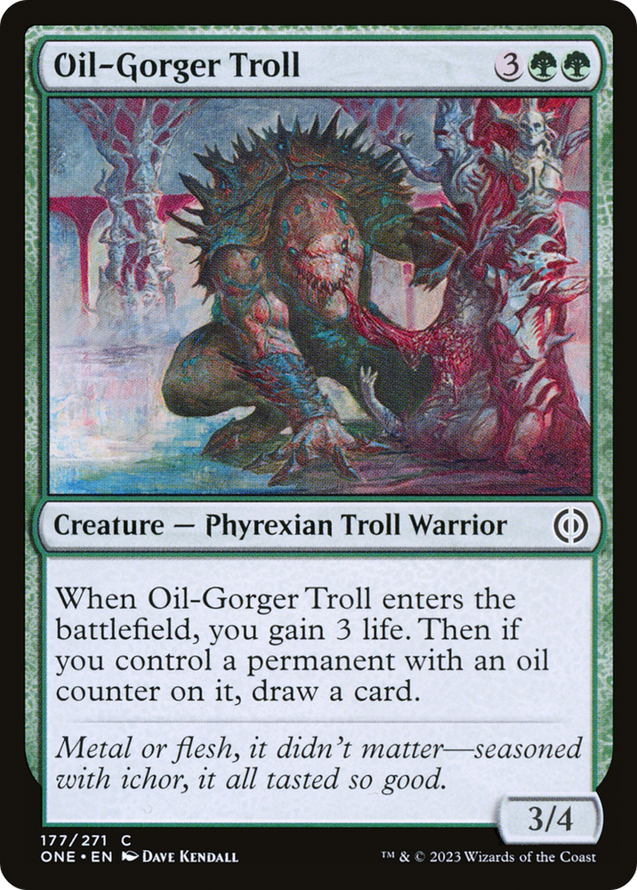 Oil-Gorger Troll [Phyrexia: All Will Be One] 