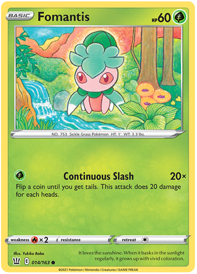 Fomantis (014/163) [Sword &amp; Shield: Battle Styles] 