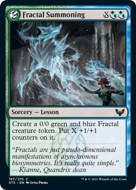 Fractal Summoning [Strixhaven: School of Mages] 