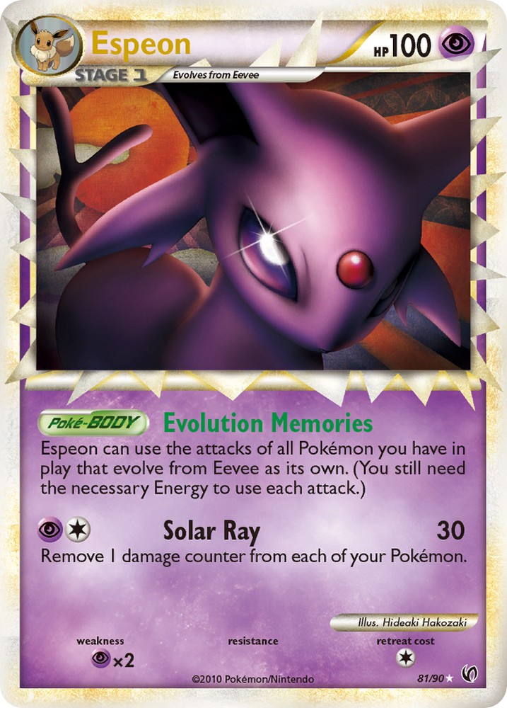 Espeon (81/90) [HeartGold & SoulSilver: Undaunted]