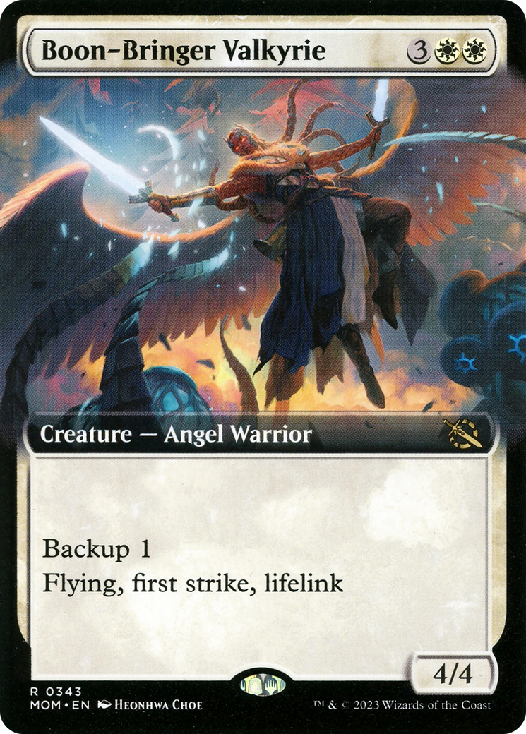 Boon-Bringer Valkyrie (Extended Art) [March of the Machine] 