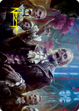 Undead Butler Art Card (Gold-Stamped Signature) [Innistrad: Crimson Vow Art Series] 