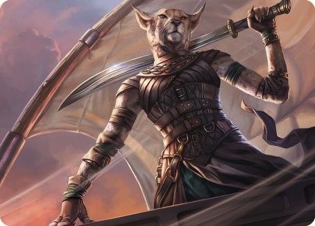 Mirri, Weatherlight Duelist Art Card [Commander Masters Art Series]