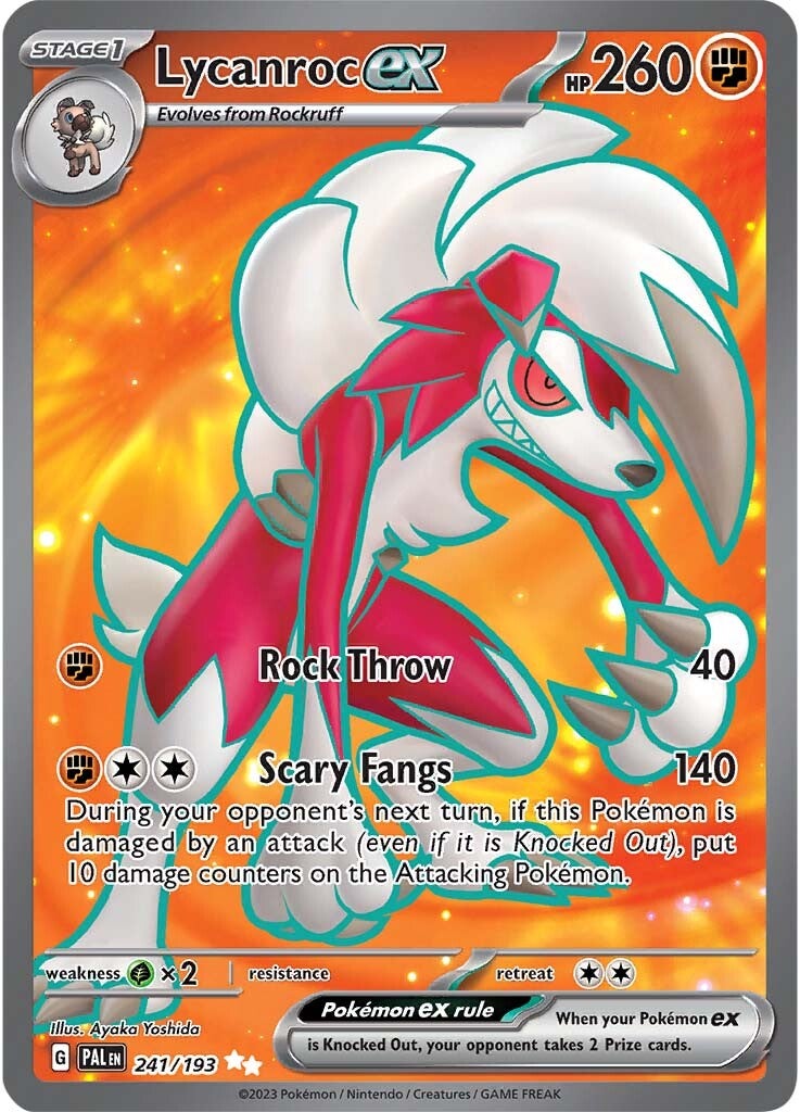 Lycanroc ex (241/193) [Scarlet & Violet: Paldea Evolved] 