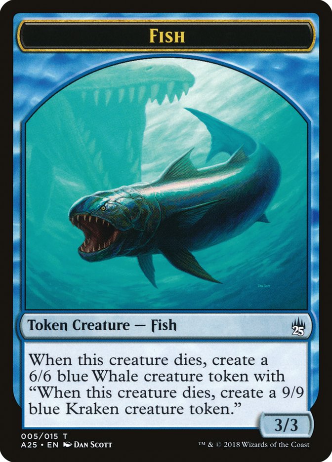 Fish Token [Masters 25 Tokens] 