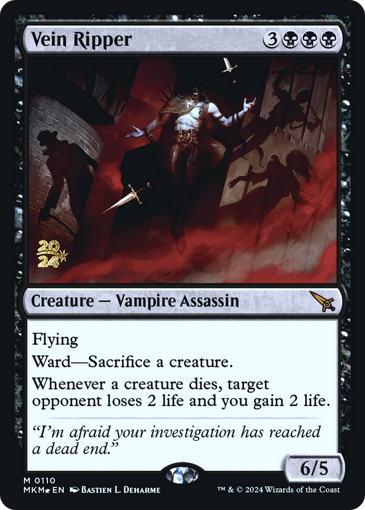 Vein Ripper [Murders at Karlov Manor Prerelease Promos] 