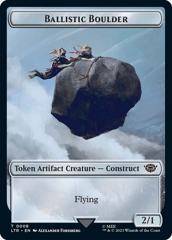 Ballistic Boulder Token [The Lord of the Rings: Tales of Middle-Earth Tokens] 