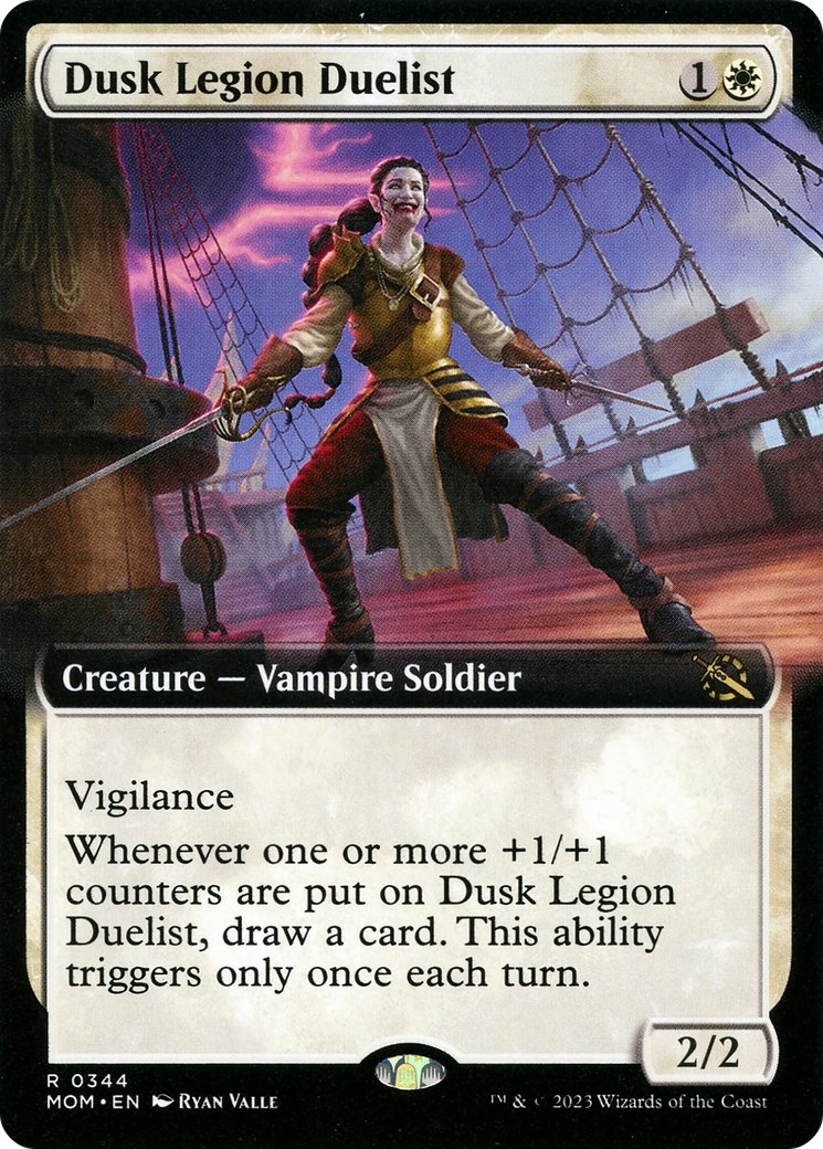 Dusk Legion Duelist (Extended Art) [March of the Machine] 