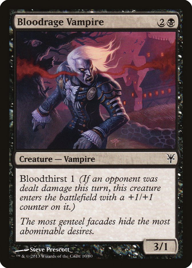 Bloodrage Vampire [Duel Decks: Sorin vs. Tibalt] 