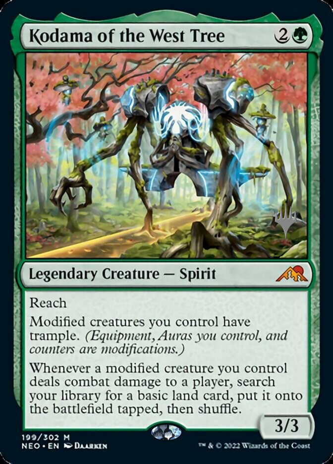 Kodama of the West Tree (Promo Pack) [Kamigawa: Neon Dynasty Promos] 