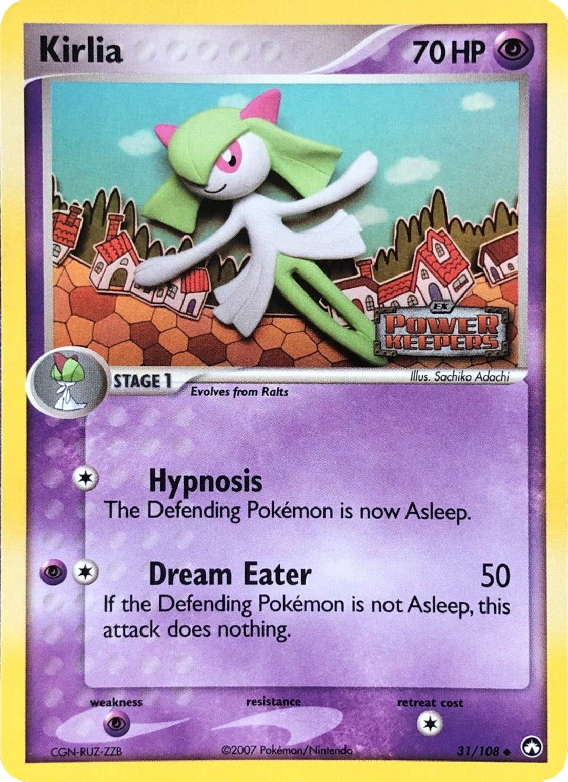 Kirlia (31/108) (Stamped) [EX: Power Keepers] 