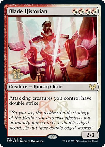 Blade Historian [Strixhaven: School of Mages Prerelease Promos]