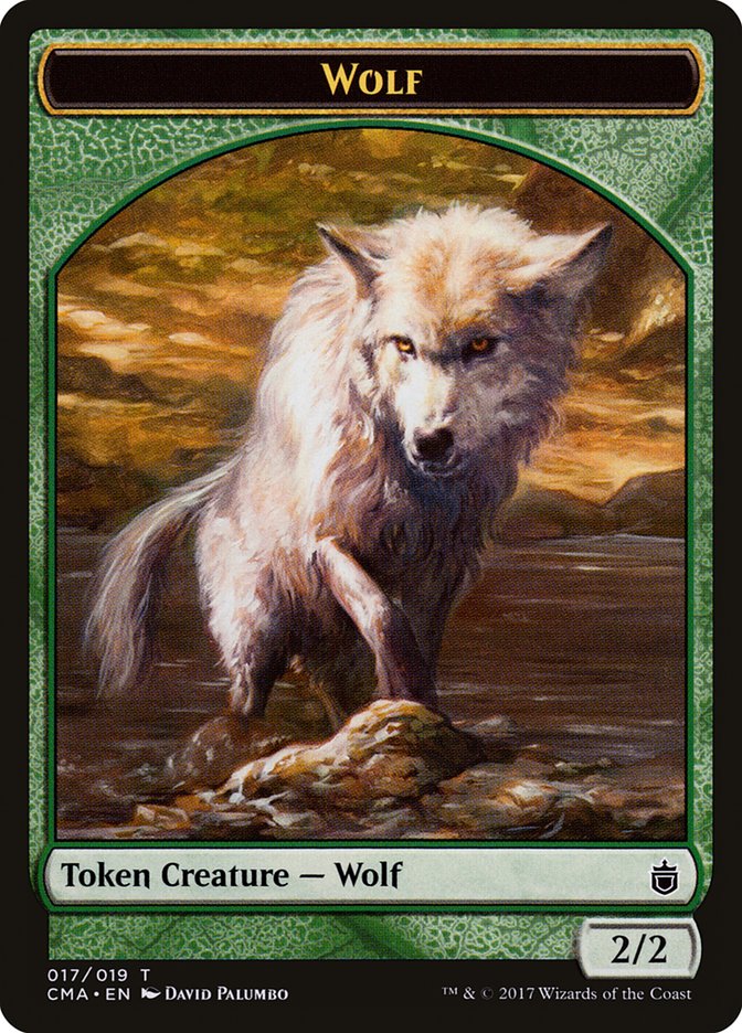 Wolf Token (017/019) [Order Anthology Tokens] 