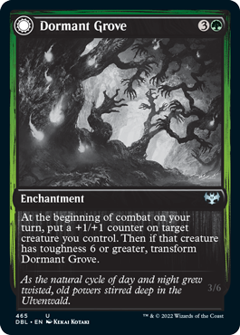 Dormant Grove // ​​Gnarled Grovestrider [Innistrad: Double Feature] 