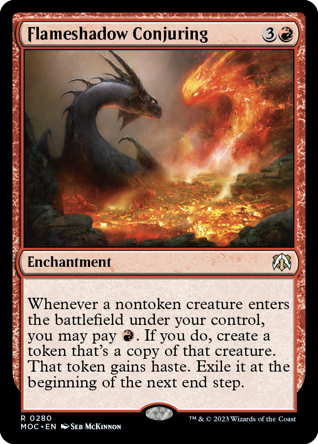 Flameshadow Conjuring [March of the Machine Commander] 