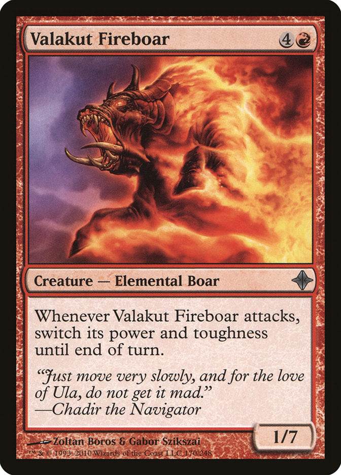 Valakut Fireboar [Rise of the Eldrazi] 