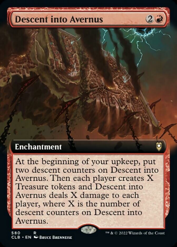 Descent into Avernus (Extended Art) [Commander Legends: Battle for Baldur's Gate] 