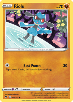 Riolu (090/185) [Sword & Shield: Vivid Voltage] 