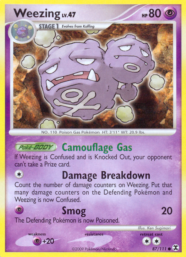 Weezing (87/111) [Platinum: Rising Rivals] 