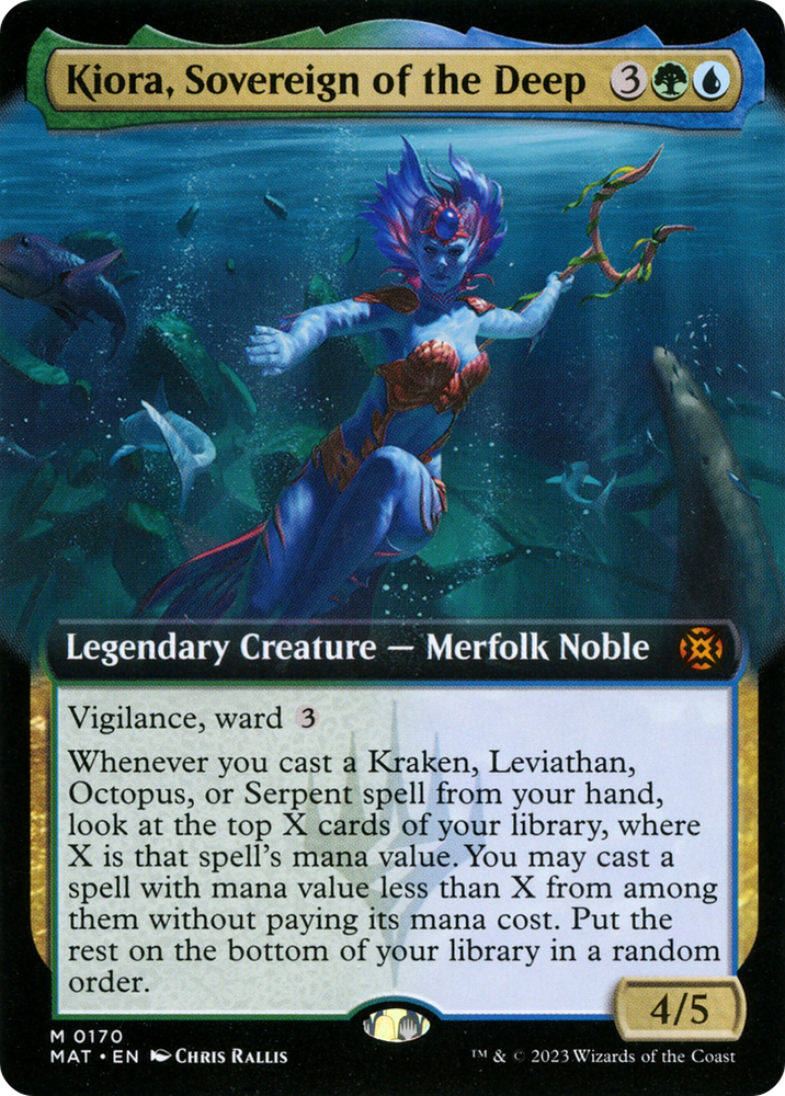 Kiora, Sovereign of the Deep (Extended Art) [March of the Machine: The Aftermath] 