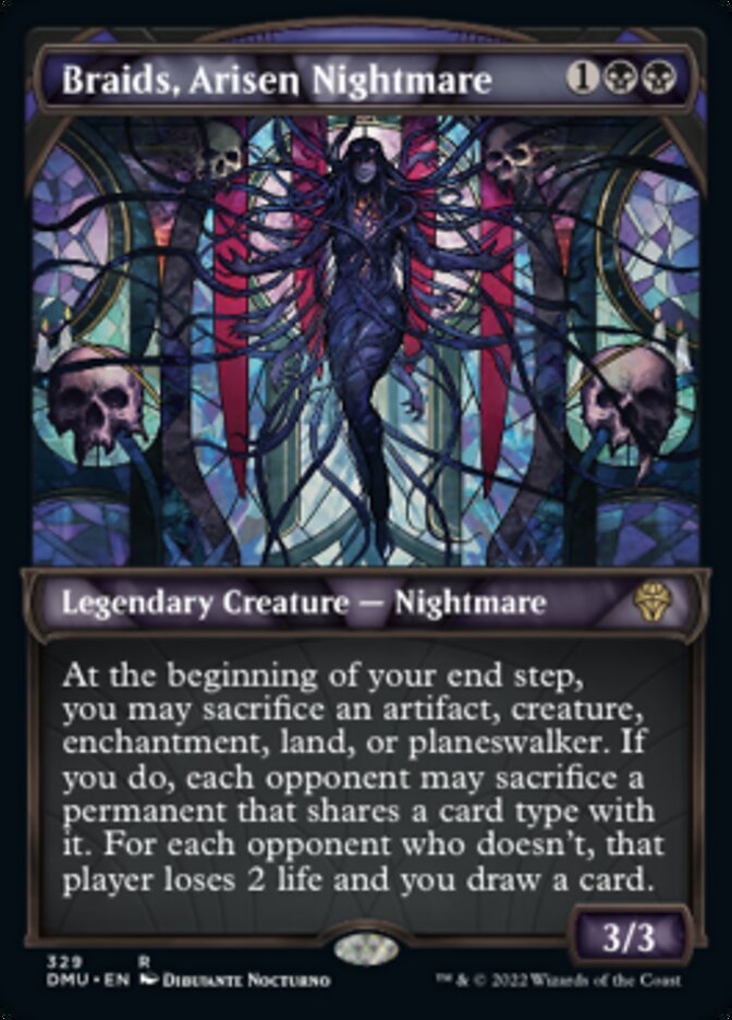 Braids, Arisen Nightmare (Showcase Textured) [Dominaria United] 