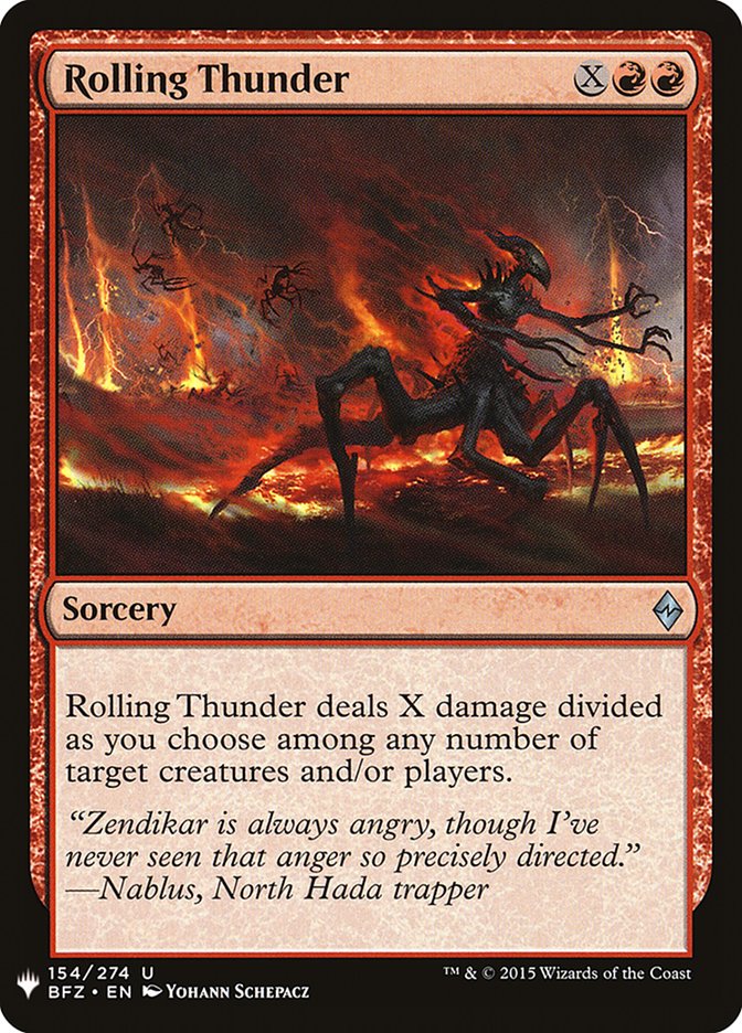 Rolling Thunder [Mystery Booster] 