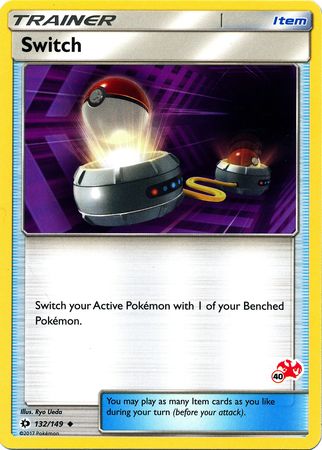 Switch (132/149) (Charizard Stamp #40) [Battle Academy 2020] 