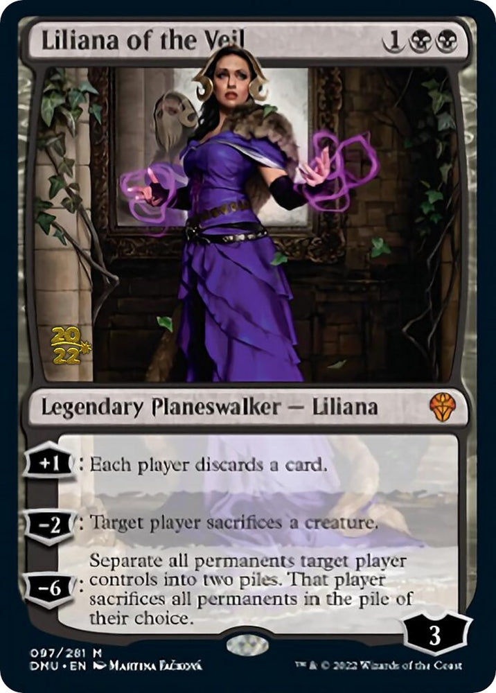 Liliana of the Veil [Dominaria United Prerelease Promos] 