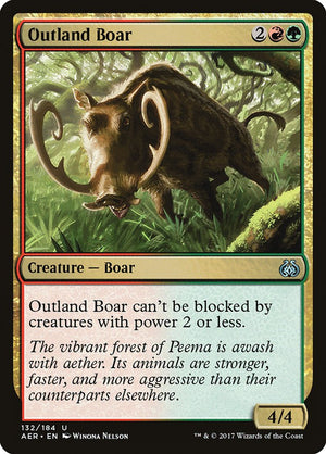 Outland Boar [Aether Revolt] 