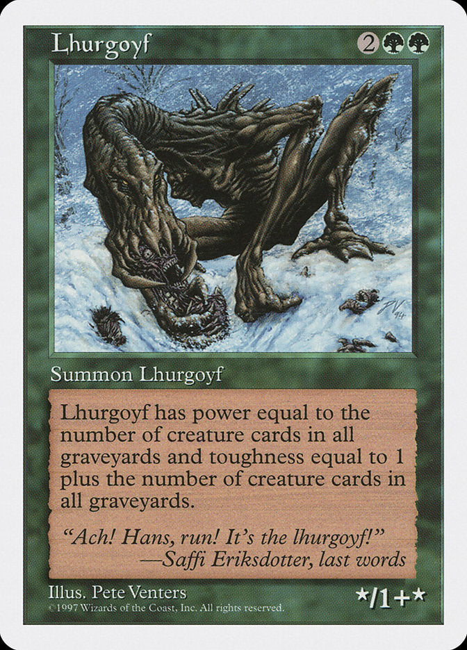 Lhurgoyf [Fifth Edition] 