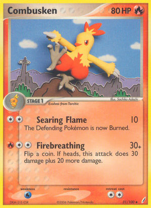 Combusken (31/100) [EX: Crystal Guardians] 
