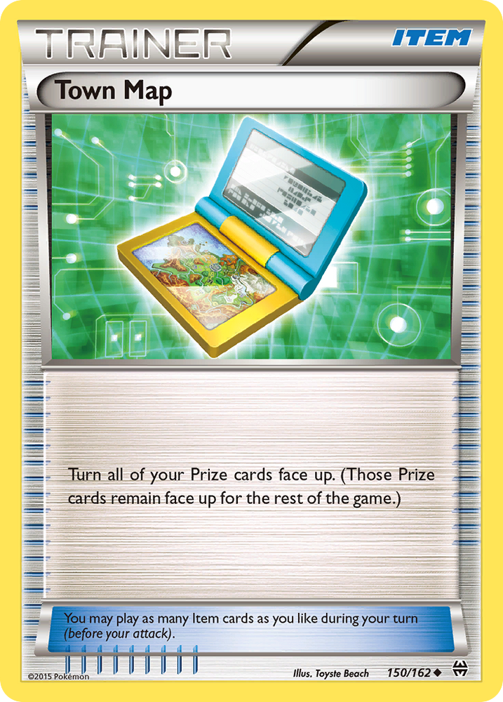 Town Map (150/162) [XY: BREAKthrough] 