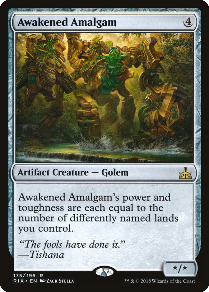 Awakened Amalgam [Rivals of Ixalan] 