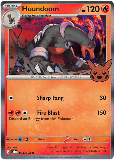 Houndoom (034/198) [Trick or Trade 2023]