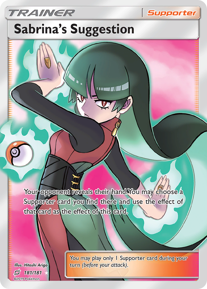 Sabrina's Suggestion (181/181) [Sun &amp; Moon: Team Up] 