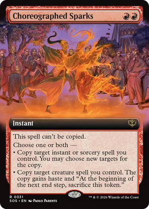 Choreographed Sparks (Extended Art) [Secrets of Strixhaven]